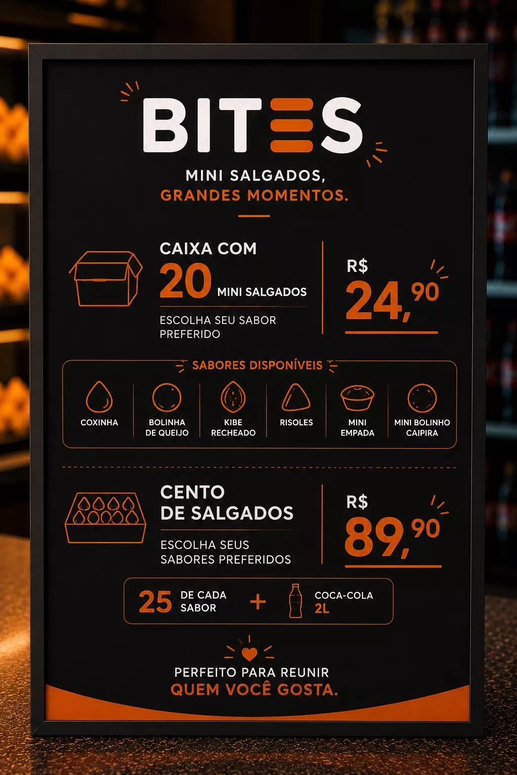 Cardápio oficial Bites