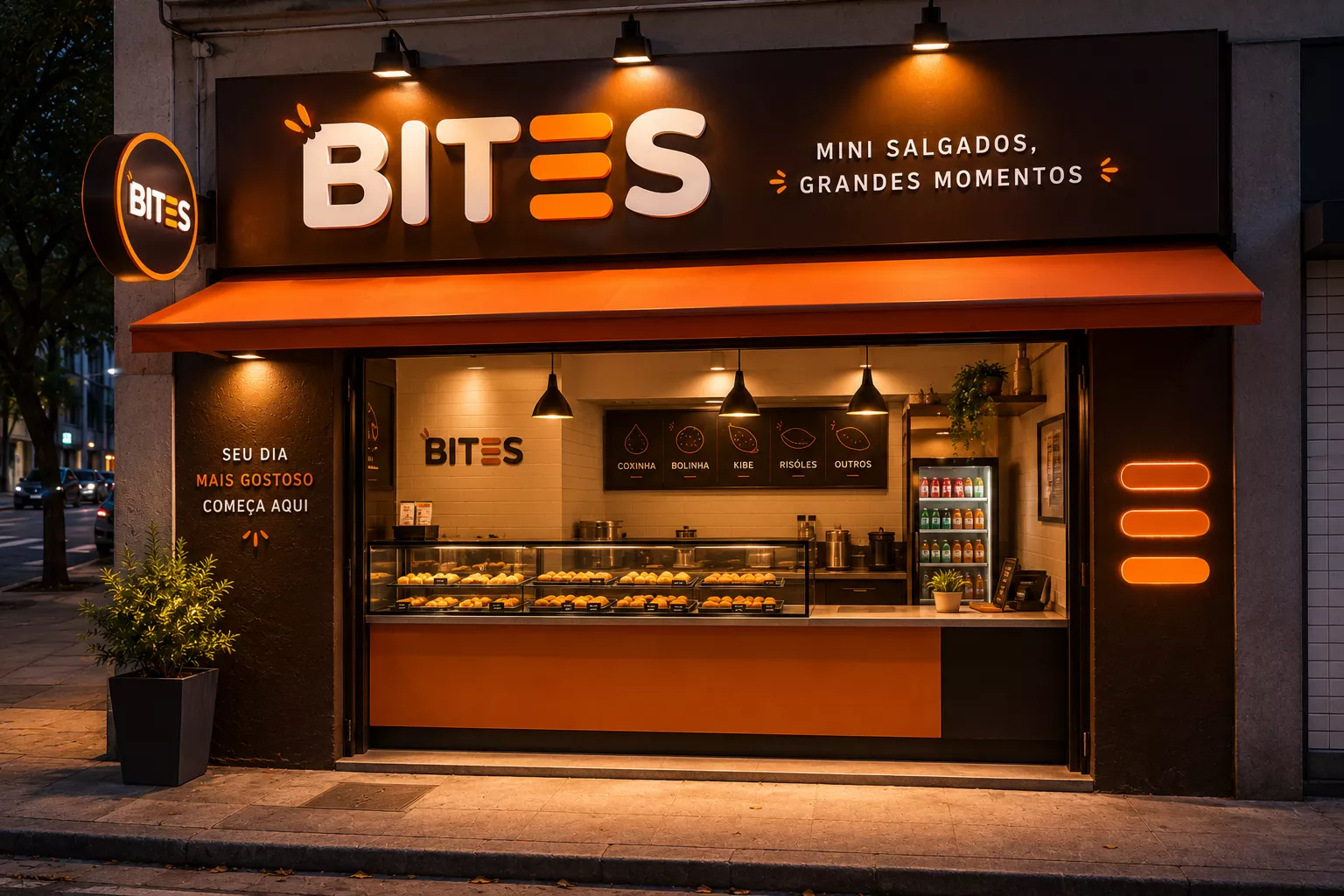 Fachada moderna da Bites