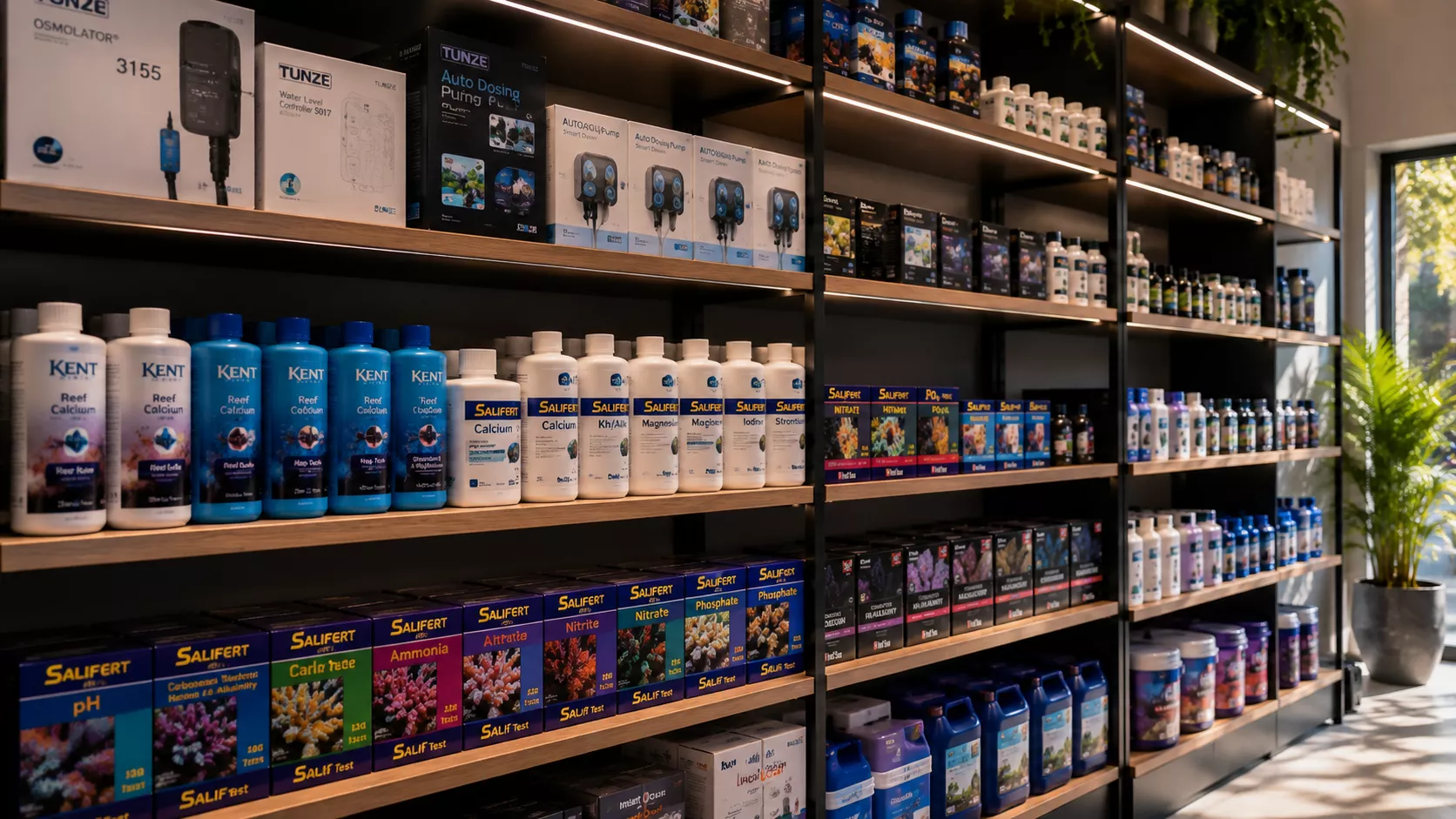 Produtos e equipamentos disponiveis para aquários marinhos