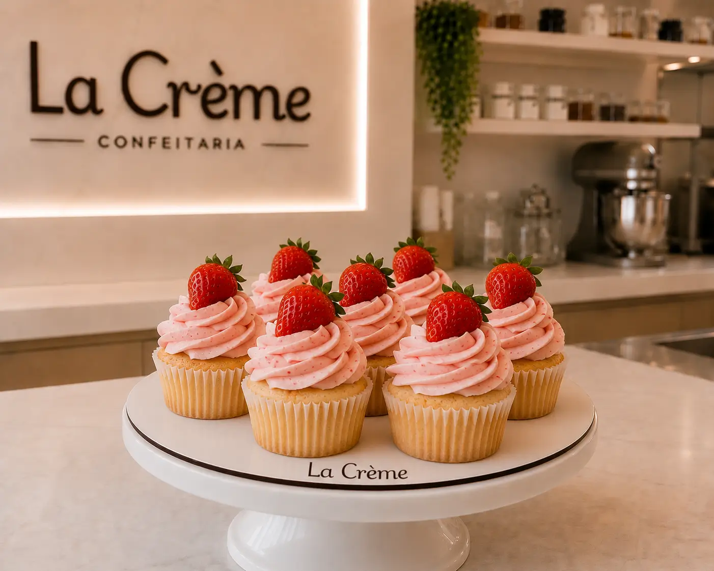 Cupcakes e doces decorados