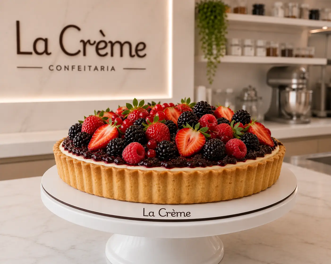Torta de Frutas Vermelhas