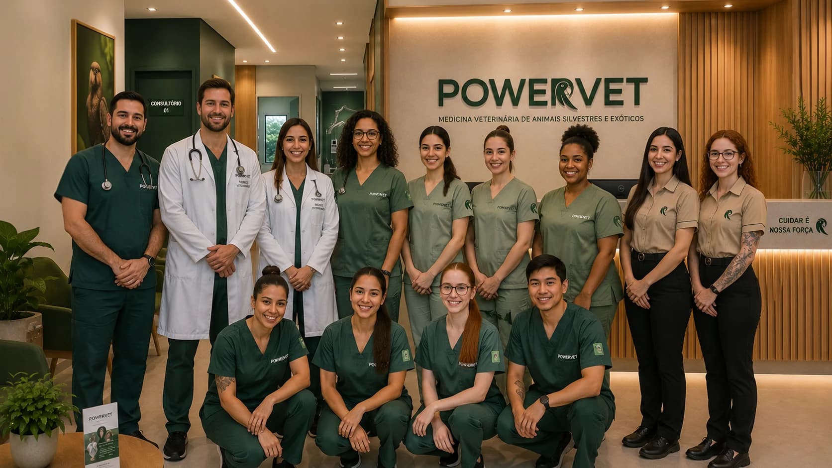 Equipe multidisciplinar da POWERVET