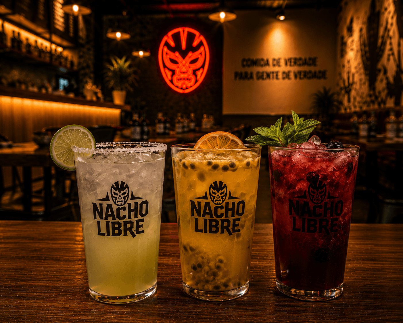 Drinks da Nacho Libre