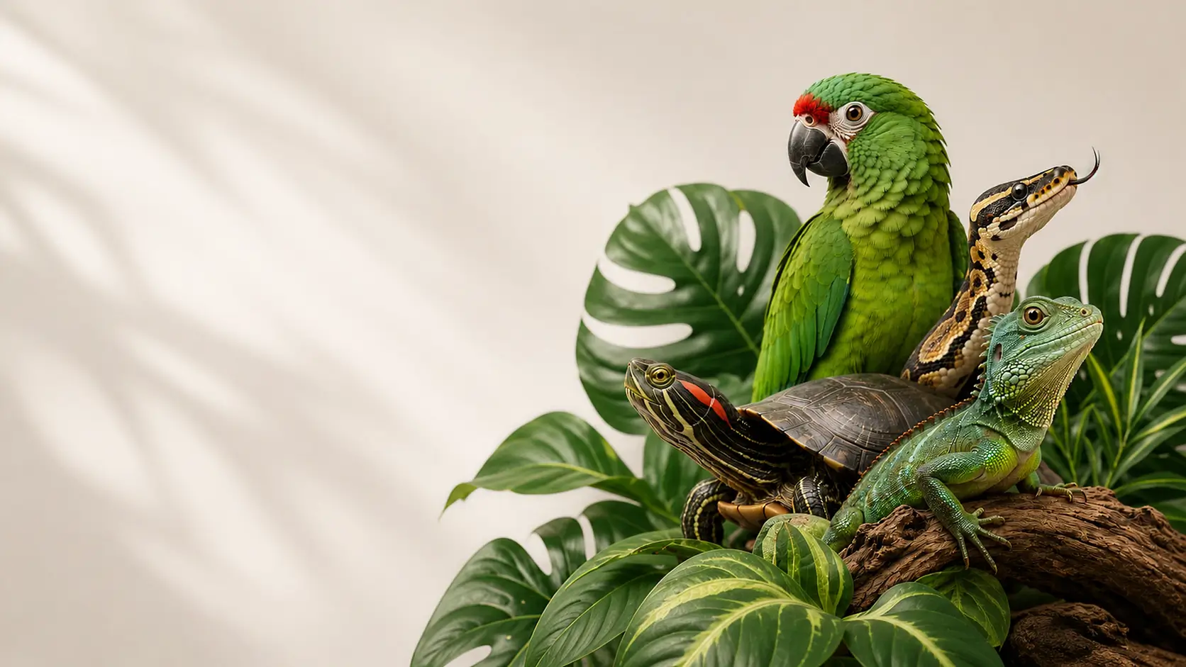 Animais silvestres e exóticos atendidos pela POWERVET